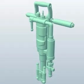 Handheld Rock Drill 3d model