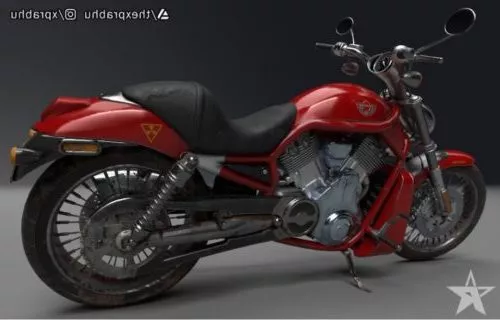 Yamaha Yzf750r Motorcycle 3d model