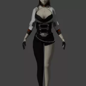 Harpy Lady Character 3d model