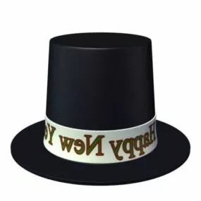 Black Magic Hat 3d model