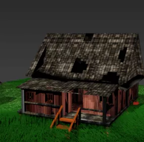 Sundanese Traditional House 3d model