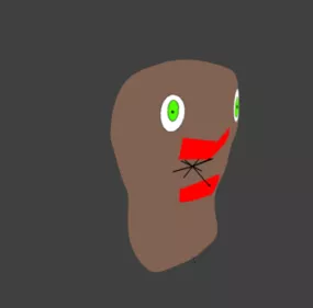Bug Head Animated 3d model