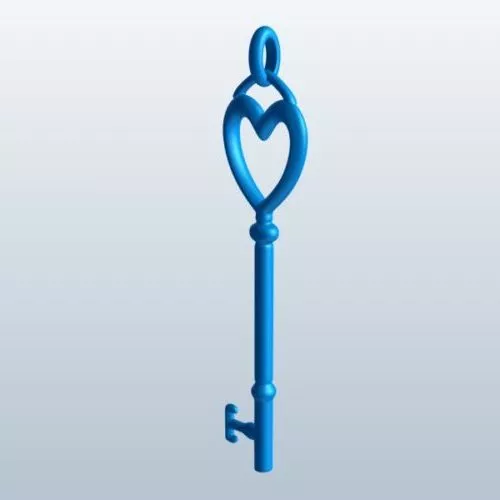 A Key Lock 3d model
