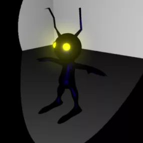 Heartless Ant Character 3d model