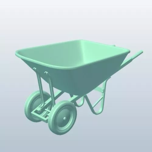 Wheel Barrow 3d model Wheel Barrow 3d model