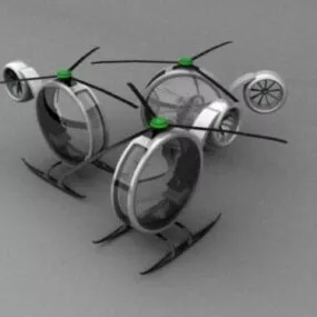 Helicopter Drone 3d model