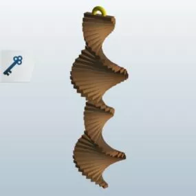 Helix Shaped 3d model