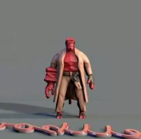 Hellboy Character 3d model