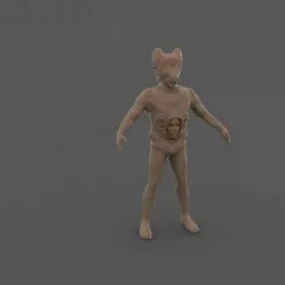 Hellion Wolf Character 3d model