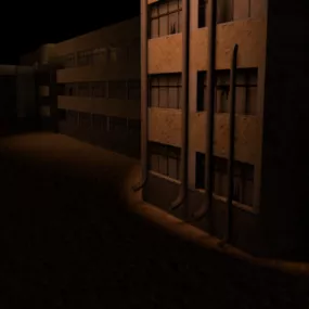 High School Interior 3d model