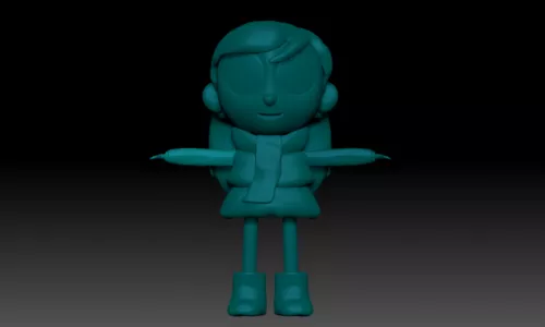 Figure Skater 3d model