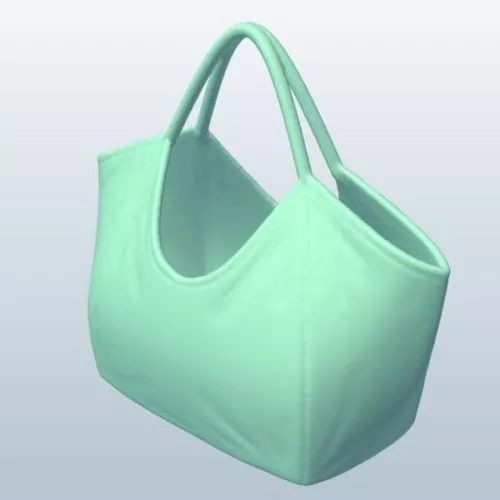 Decorative Leather Bag 3d model