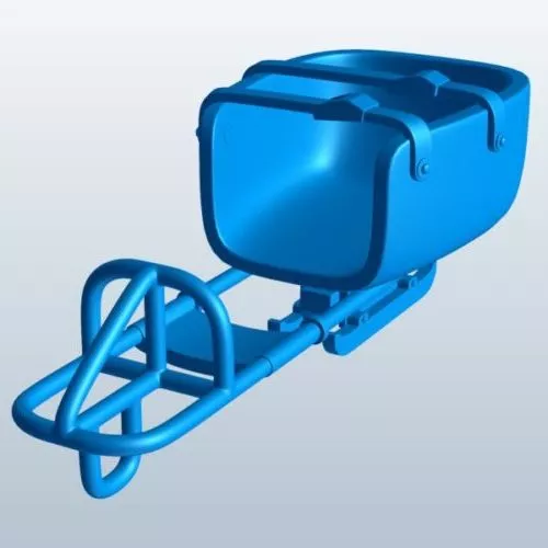 Diving Block Sport Equipment 3d model
