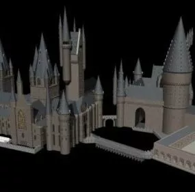 Hogwarts Castle 3d model