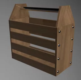 Wood Holder 3d model