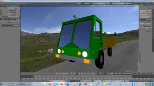 Rv Truck Mobile Home 3d model