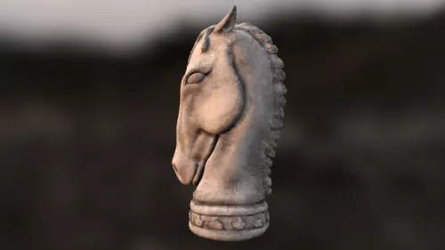 Classic Chess Game Set 3d model