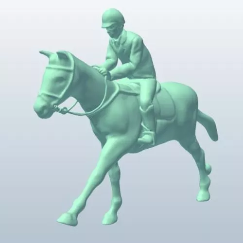 Horse And Rider 3d model Horse And Rider 3d model
