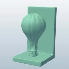 Hot Air Balloon Lowpoly 3d model