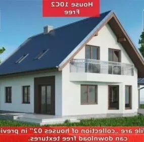 Two Storey House V1 3d model