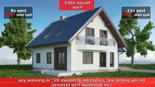 Two Storey House V1 3d model Two Storey House V1 3d model