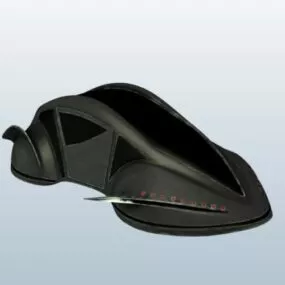 Hovercar Sci-fi Vehicle 3d model