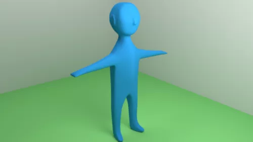Basic Human Figure Rigged 3d model Basic Human Figure Rigged 3d model