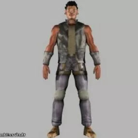Human Street Man 3d model