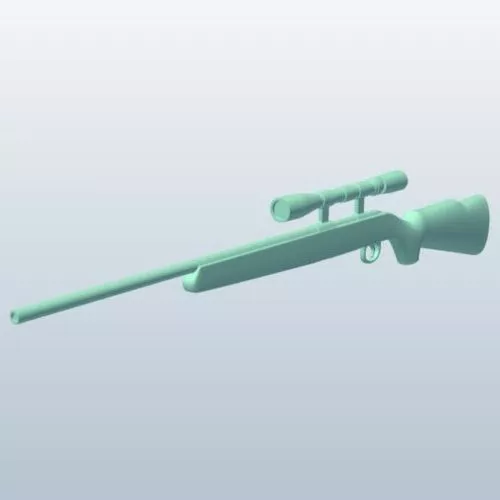 Bmg Rifle Gun 3d model