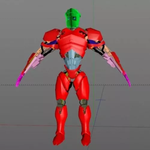 Fighting Robot 3d model