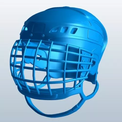 Male Character With Warrior Helmet 3d model