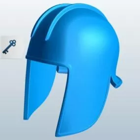 Vintage Illyrian Helmet 3d model
