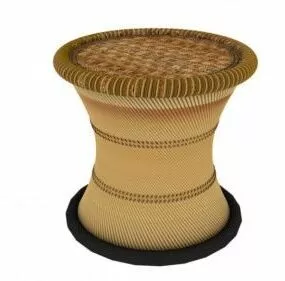 Indian Seat Furniture 3d model