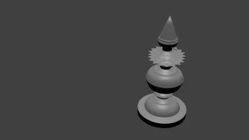 Indian Temple Kalasam 3d model Indian Temple Kalasam 3d model