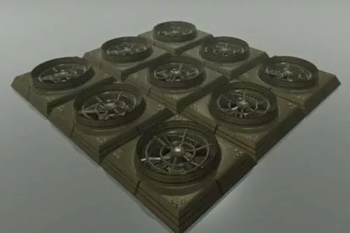 Industrial Fan System 3d model Industrial Fan System 3d model