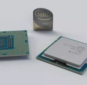 Cpu Intel I5 3d model