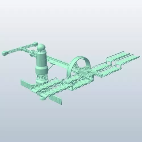 Universe Space Station 3d model Universe Space Station 3d model