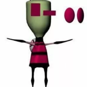 Invader Character 3d model