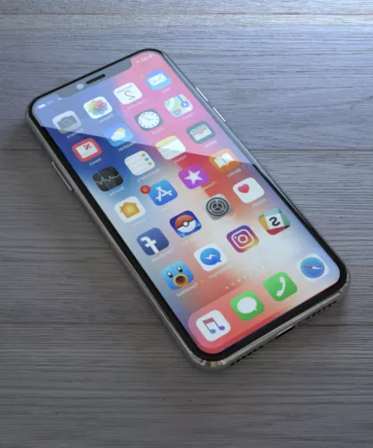 Iphone X Low Poly 3d model