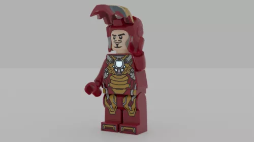 Iron Man Lego Character 3d model Iron Man Lego Character 3d model