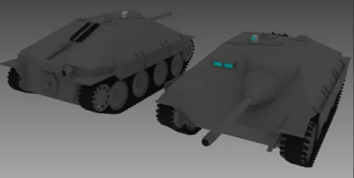 Type 99 Mbt Tank 3d model