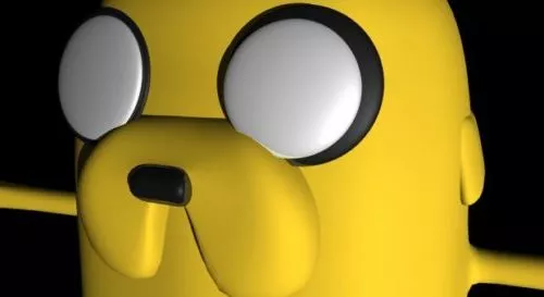 Jake Dog Cartoon Character 3d model Jake Dog Cartoon Character 3d model