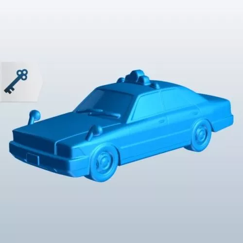 Japan Taxi Lowpoly 3d model Japan Taxi Lowpoly 3d model