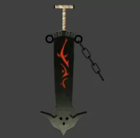Jatch Gaming Sword V1 3d model