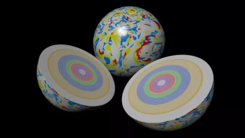 Eggs On Plate 3d model