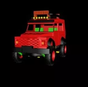 Jeep Car Sahra 3d model