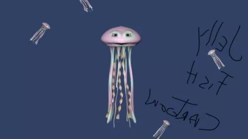 Jellyfish Character 3d model Jellyfish Character 3d model