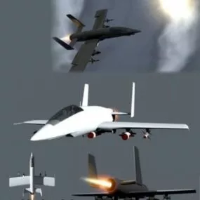 Jet Aircraft 3d model