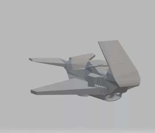 Propeller Monoplane Aircraft 3d model