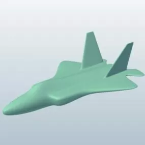 Jet Fighter Lowpoly 3d model